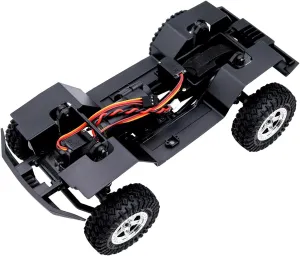 Chassis with 2-Speed catalyst Gearbox for Rc Crawler TRX4M Bronco Defender JJRC C8809 c8801 Part 155mm 6.10in Wheelbase Assembled Frame 