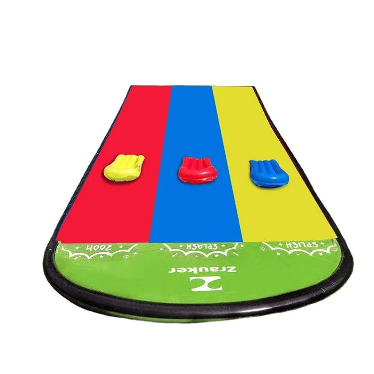 Children's Lawn Double Water Slide Inflatable Water Toys