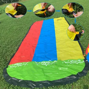 Children's Lawn Double Water Slide Inflatable Water Toys