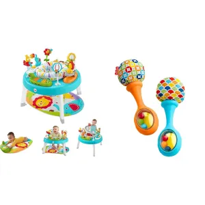 chilly symptom dizzy hunt gender Center & Newborn Toys Rattle 'n Rock Maracas, Set of 2 Soft Musical Instruments for Babies 3  Months, Blue Orange FISHER-PRICE BABY to Toddler Toy 3-in-1 Sit-to-Stand Activity 