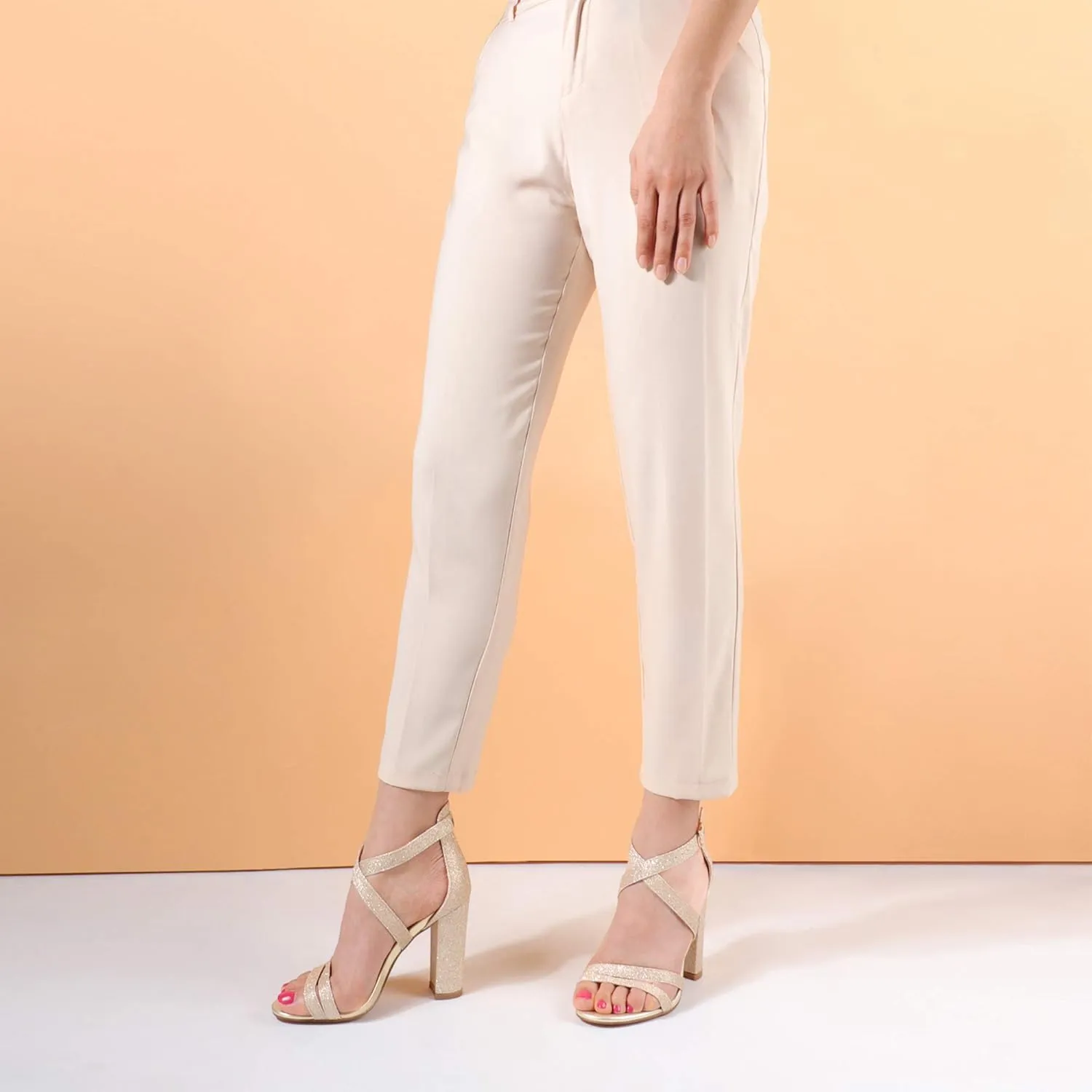 Chunky commissioner navigable morale bravely High Heel Sandal Strappy Open Toe Ankle Strap Dress Shoes for Women Bridesmaid Ladies in Wedding Bridal Evening Homecoming Prom IDIFU Women's 