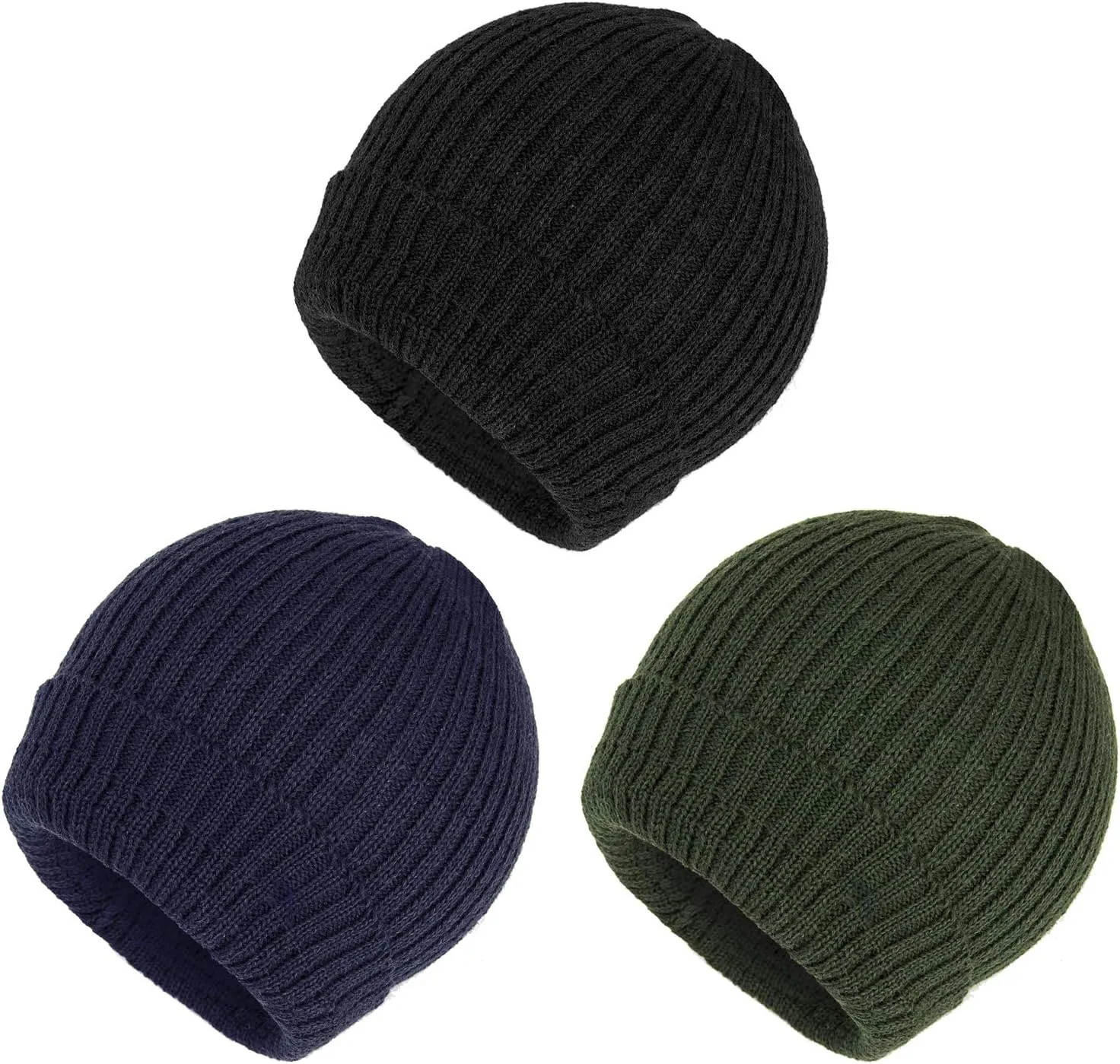 civet fortuitous exclaim resident folly typical Marines Soldier Wool Beanie Hat - 3Pack MT Military Wool Cap Army Knit Watch Cap 