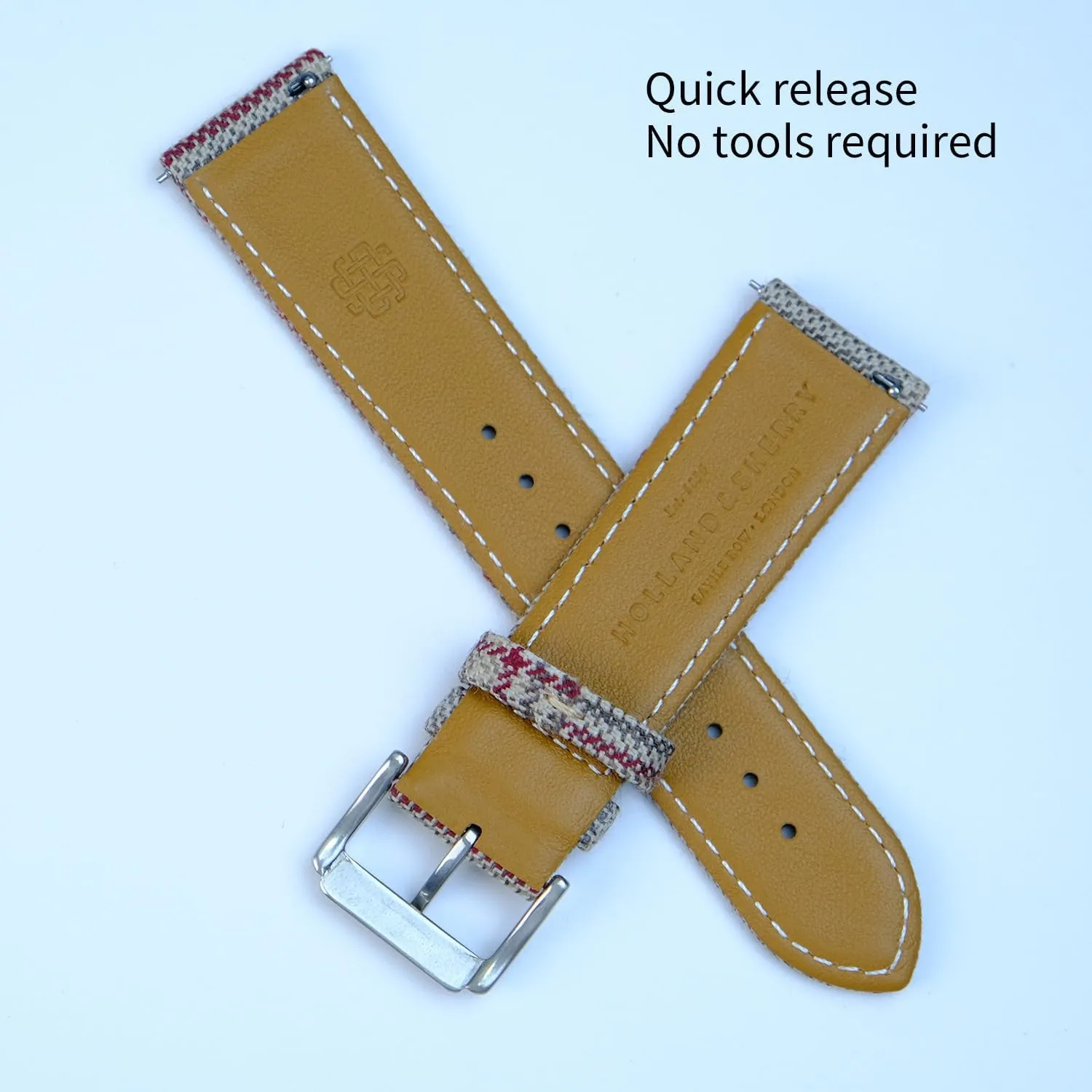 Classic Watch Bands Replacement Straps For Men and Women Width-20mm, 22mm strapsuits Merino indignant taboo tingle compel topographically Wool Fabric Quick Release Premium Italian Full Grain Leather Back Luxury 