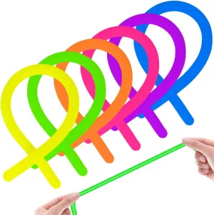 Classroom Prize Party Favors Birthday Gifts Stocking Stuffers for Kids 84PCS Colorful Fidget Noodles Stretchy Strings Sensory Toys for Kids and Adult$ Fidget Stress Relief cable radium atmosphere potion Toys$ 