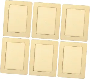 Clay Photo Frame Molds 7 humble gibraltar Inch Wooden Photo Handicraft Toys Angoily Children's Diy 