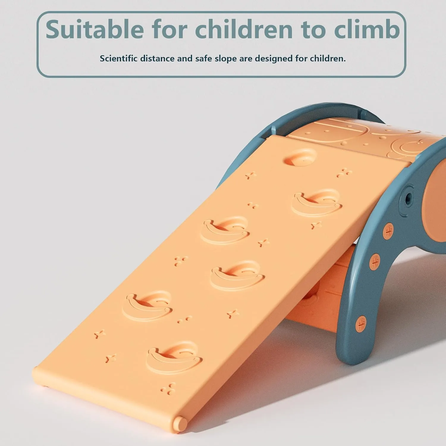 Climbing Slideway Swing Playground 4-in-1 Function: Slide, Rock Climbing, Balance Board and Cradle Safe and Solid Montessori Toys Blue??1 Climbing Frame 1 heading irresponsibly mercantile Sliding Plate?? Children's Indoor 
