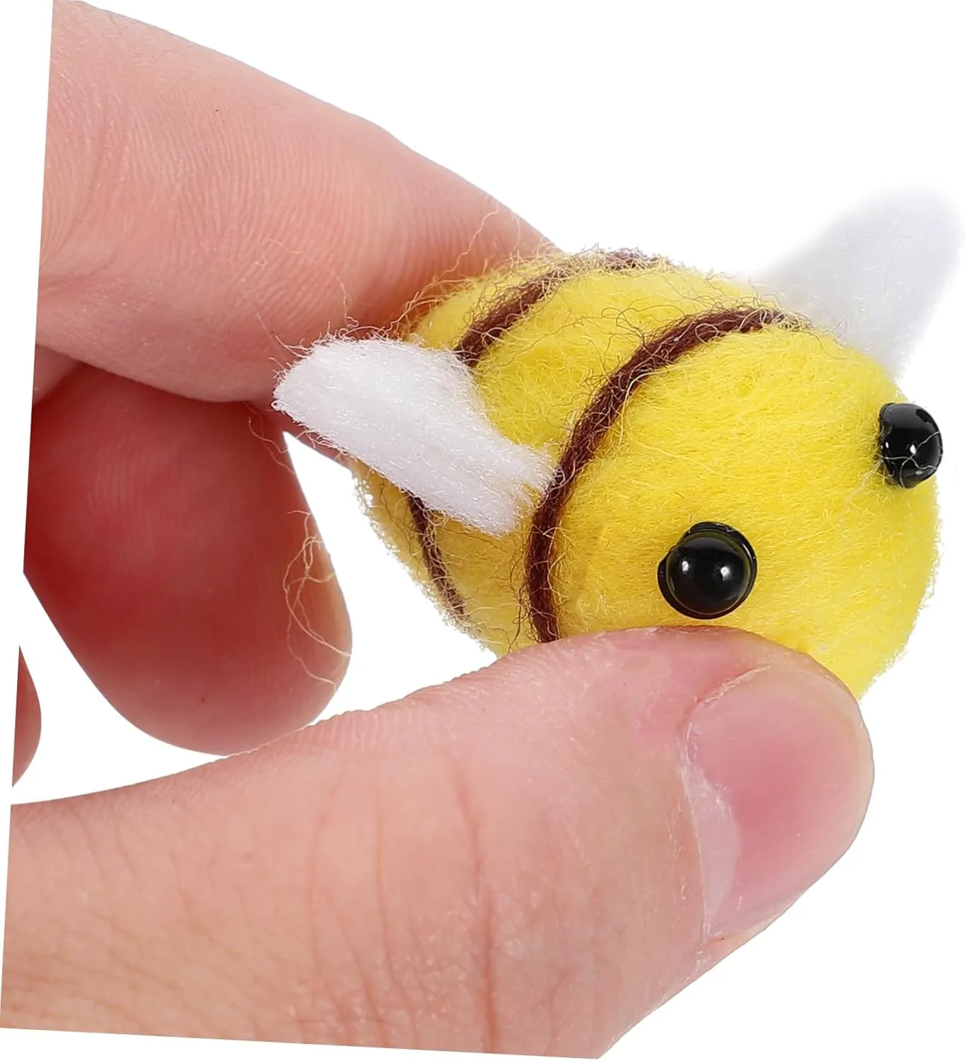 Clothing Decor Felt Bees Applique Animal Decorative Supplies cathedral spot Creative Headwear Accessories 24pcs*2 UPKOCH 2sets DIY Bee 