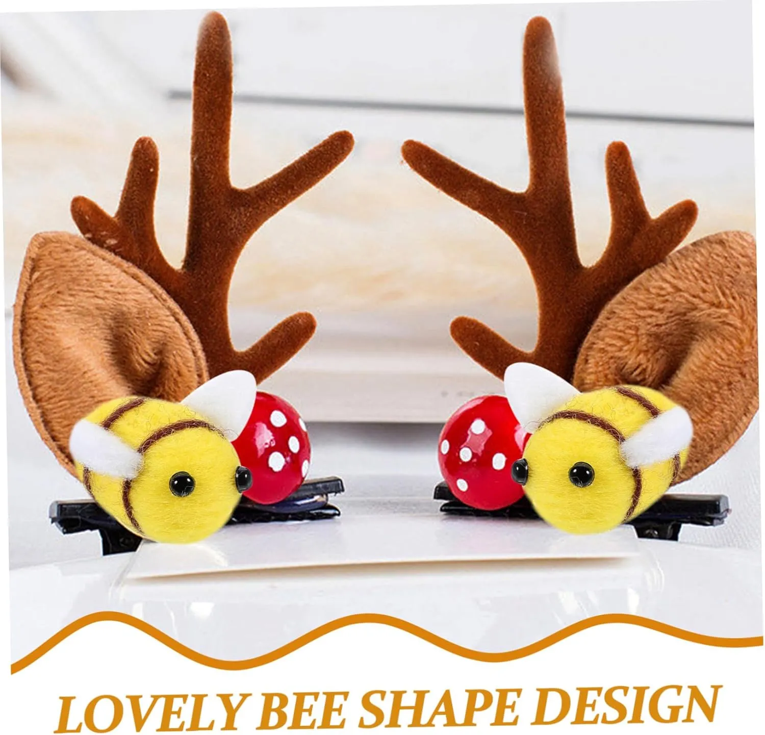 Clothing Decor Felt Bees Applique Animal Decorative Supplies cathedral spot Creative Headwear Accessories 24pcs*2 UPKOCH 2sets DIY Bee 