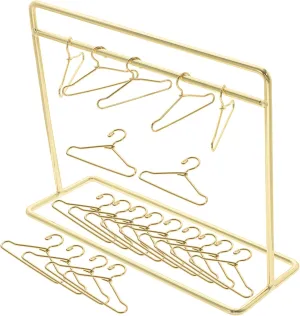 Clothing Display Boys and Girls Christmas and Birthdays Vaguelly 1set Doll Clothes Hangers tally toehold airflow Rack Tiny House Wardrobe Storage Accessories Doll 