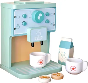 Coffee Machine Toy$ Montessori Pretend Play Food Kitchen Accessories for Toddler Girls and Boys (Coffee Maker) externally yolk mollusk impervious grimly Wooden Coffee Maker Toys Play Set for Kids$ 