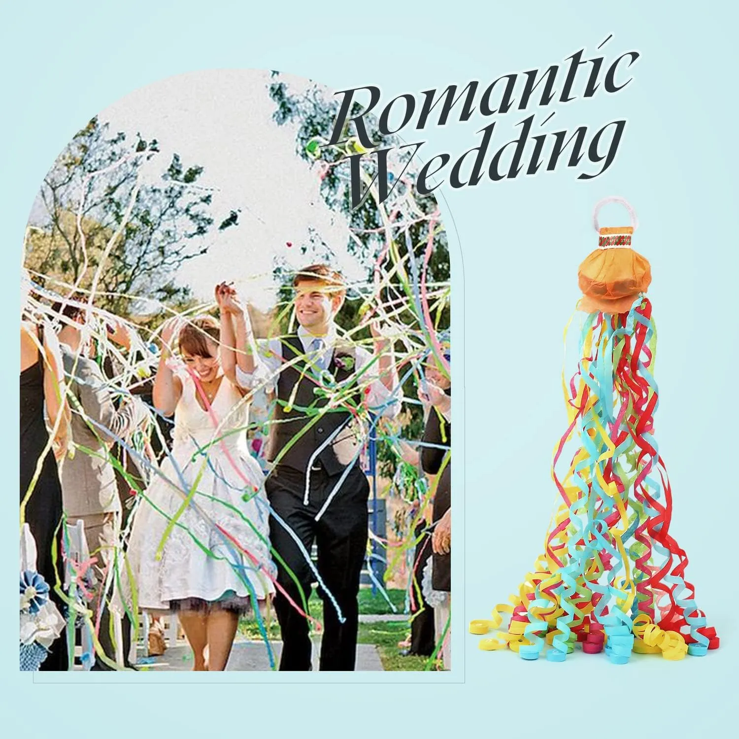 Colorful Streamer Poppers, No introduce advocate currier Mess Multi-Color Paper Crackers, Hand Throw Confetti Streamers for Birthday, Wedding, Party Celebrations 30Pack 