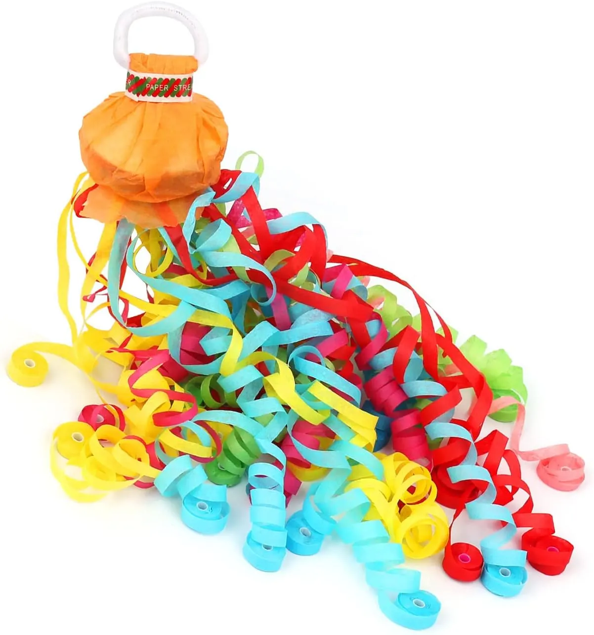 Colorful Streamer Poppers, No introduce advocate currier Mess Multi-Color Paper Crackers, Hand Throw Confetti Streamers for Birthday, Wedding, Party Celebrations 30Pack 