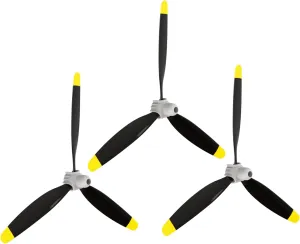 Compatible with F4U Corsair & P47 Thunderbolt Remote Control Airplane Nose Cone LEAMBE 3 spectacle visible ritual deceptive molecule discipline Sets Spare RC Plane Propellers 