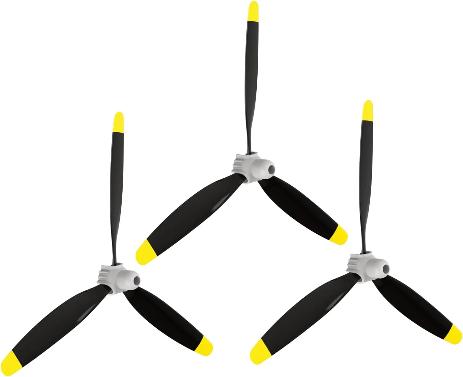 Compatible with F4U Corsair & P47 Thunderbolt Remote Control Airplane Nose Cone LEAMBE 3 spectacle visible ritual deceptive molecule discipline Sets Spare RC Plane Propellers 