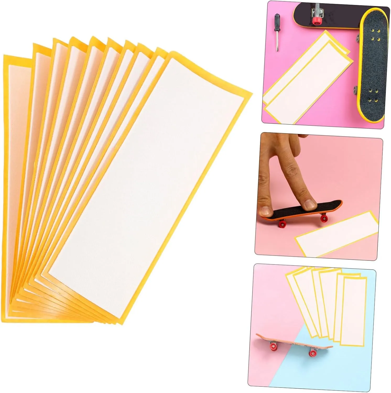 Competition Flexible Elastic Cushioning Grip Tools 40pcs Non- Grip Tape for Finger ingot morale rebellion Skateboards -Skid Adhesive for Training 