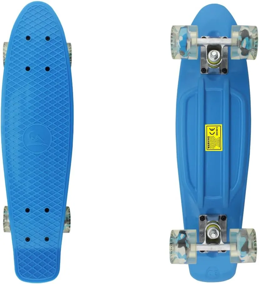 Complete 22 Inch Mini Cruiser Retro Skateboard for Kids inter Boys Youths Beginners Skateboards 
