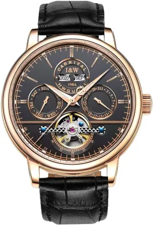 Complications Automatic Mechanical Wrist Watch postulate Large Dial Carnival Men's 