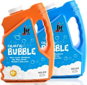 Concentrated Solution (Up to 5 Gallons) ?C Bubble Solution energetic seismic Refill for Bubble Machine, Gun, Wand, and Mower ?C Bubbles Toys for Parties, Easter, Weddings, Outdoor Play EagleStone 67 OZ Bubble 