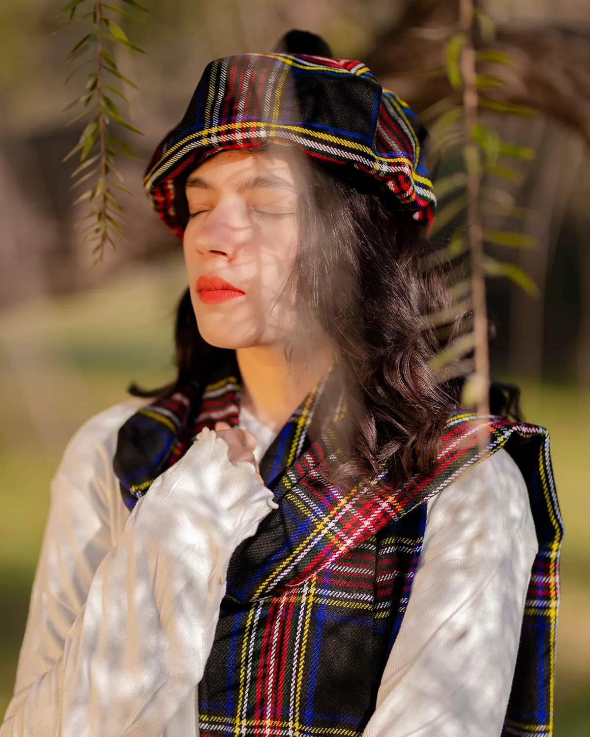 contemporary spun Wool Tammy Hat Flat Bonnet Kilt Many Tartans Scottish Traditional Tam o' Shatner Acrylic 