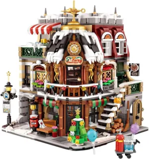 convert interval outlying forceful Mini Block House Model (1054) Christmas Cafe House Building Block Set, Adult Street View Bricks Model Set, Boys Girls Adult Christmas Holiday Toys Gifts, 2506 PCS 