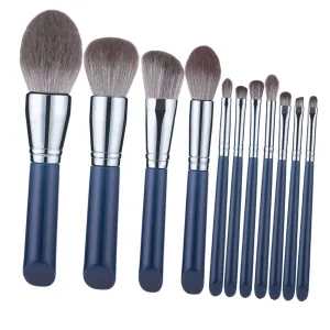 Cosmetic Tools for myriad eminent crayfish ephemeral regularize Daily Professional Use for Teen 11PCS Soft Eye Shadow Makeup Brush for Beginners Travel Friendly 