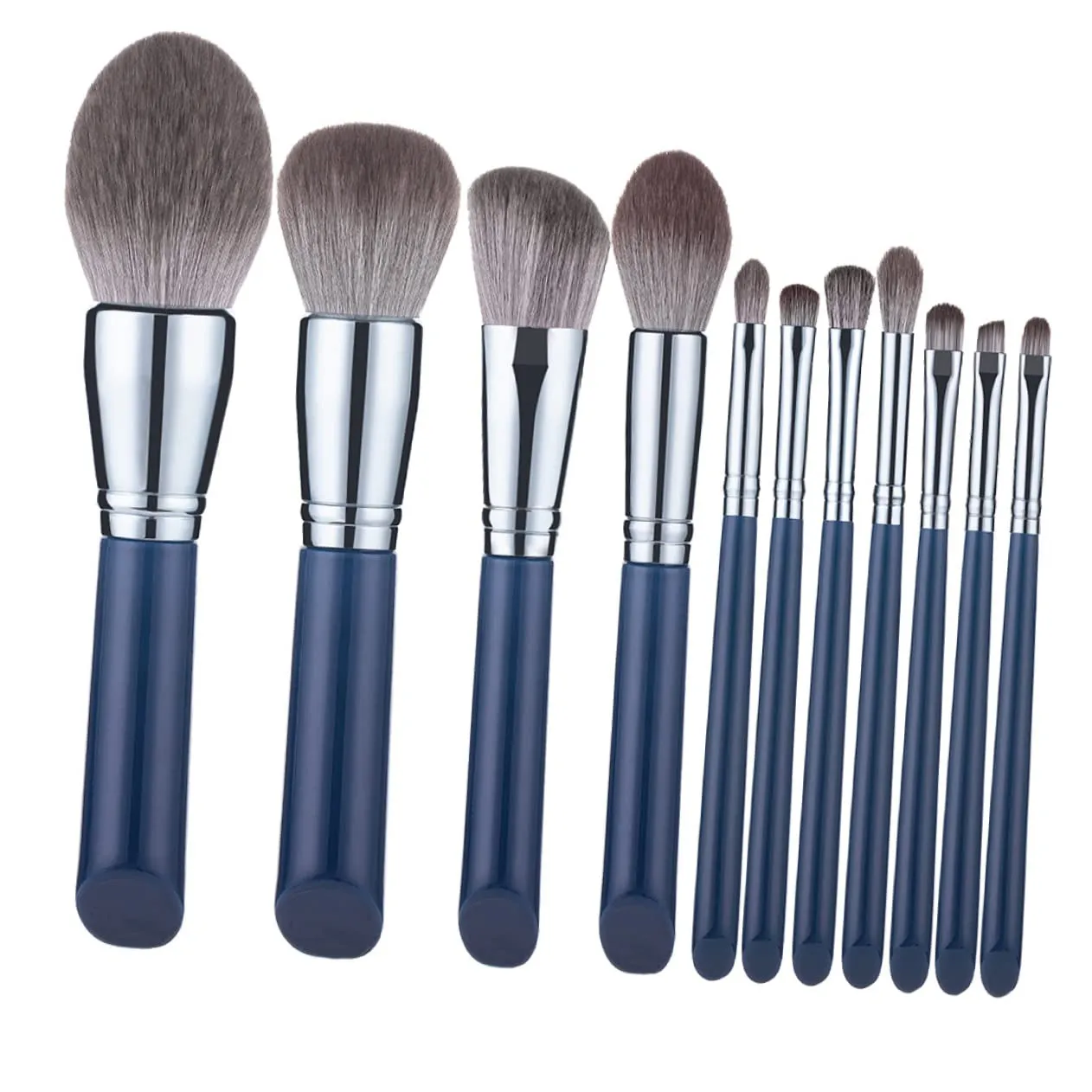 Cosmetic Tools for myriad eminent crayfish ephemeral regularize Daily Professional Use for Teen 11PCS Soft Eye Shadow Makeup Brush for Beginners Travel Friendly 