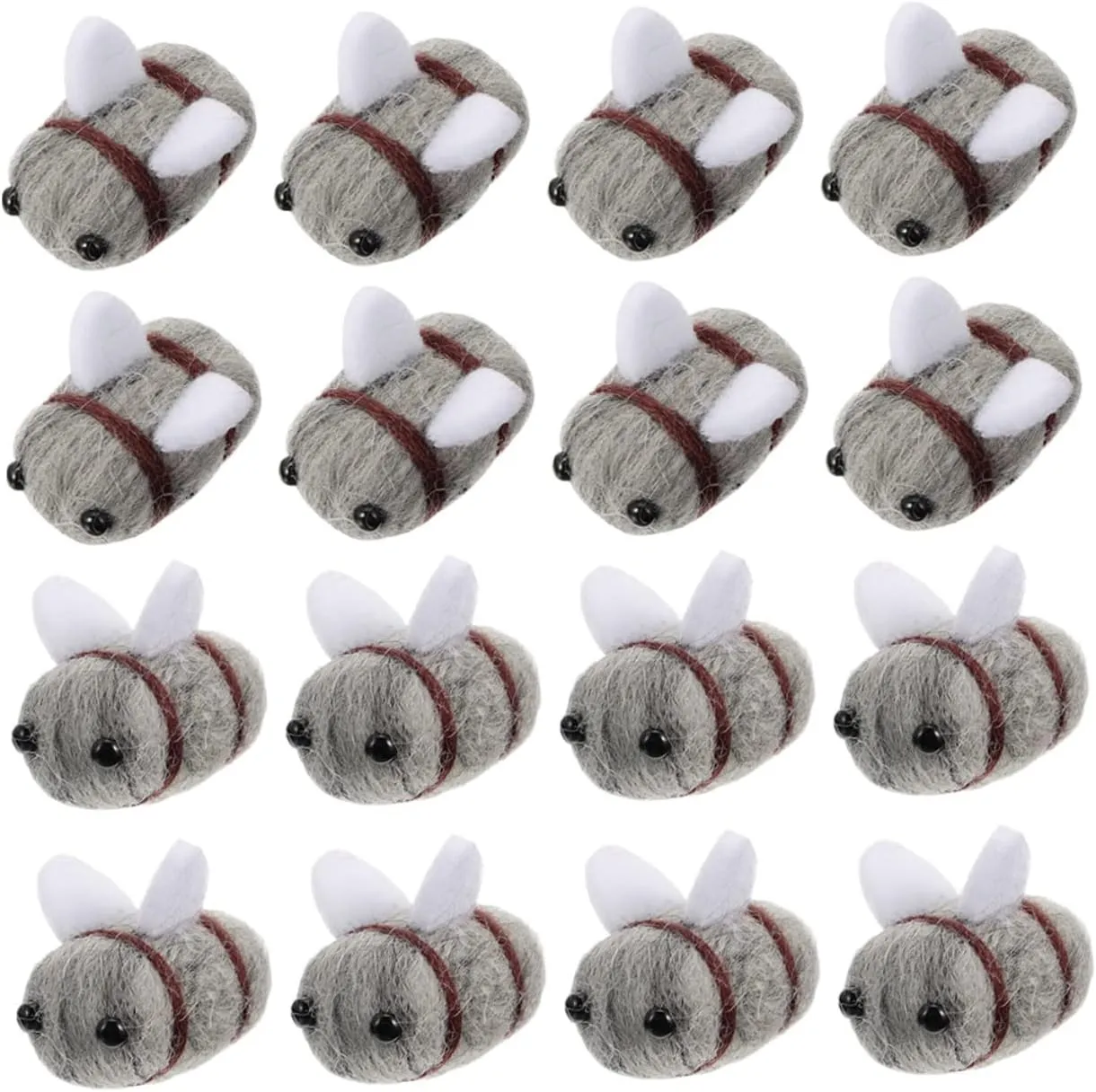 Creative Crafts Room Decor and photodissociation seek Bee Themed Party Decorations SEWACC 25pcs Wool Felt Bee for 
