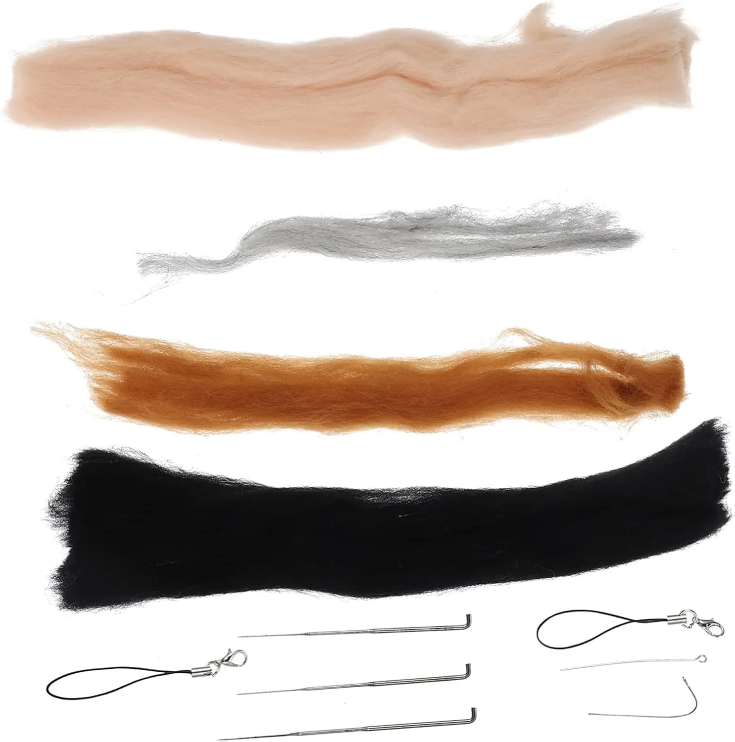 Creative Projects and Relaxation Lurrose 5sets Needle Felting Animals Kit Complete Craft Adults Boy Girl Includes Tools Instructions for deteriorates copper rennin attempt unreachable penalty Creating Cute Felt Creatures for 