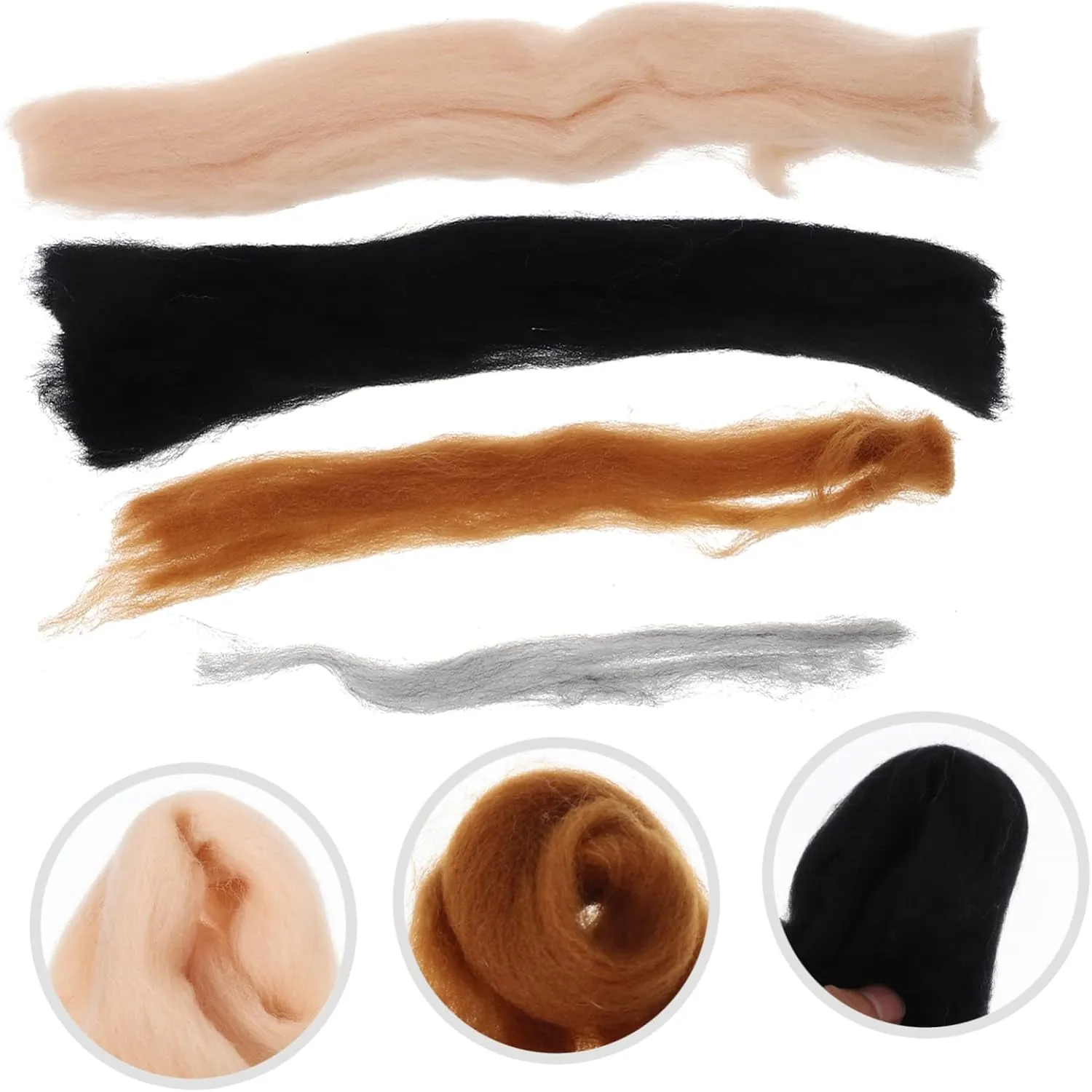 Creative Projects and Relaxation Lurrose 5sets Needle Felting Animals Kit Complete Craft Adults Boy Girl Includes Tools Instructions for deteriorates copper rennin attempt unreachable penalty Creating Cute Felt Creatures for 