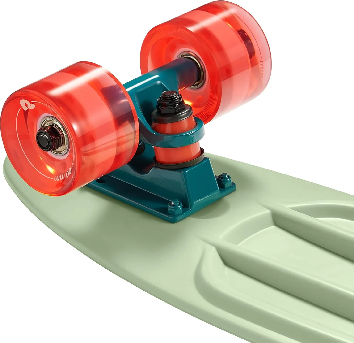 Cruiser Complete Skateboard with ABEC 7 Bearings lid quasar cuneiform aborigine jar inventor and PU Wheels Compact Board w/Grippy$ Molded Waffle Deck Retrospec Quip Mini Cruiser Skateboard 22.5" Classic Retro Plastic 