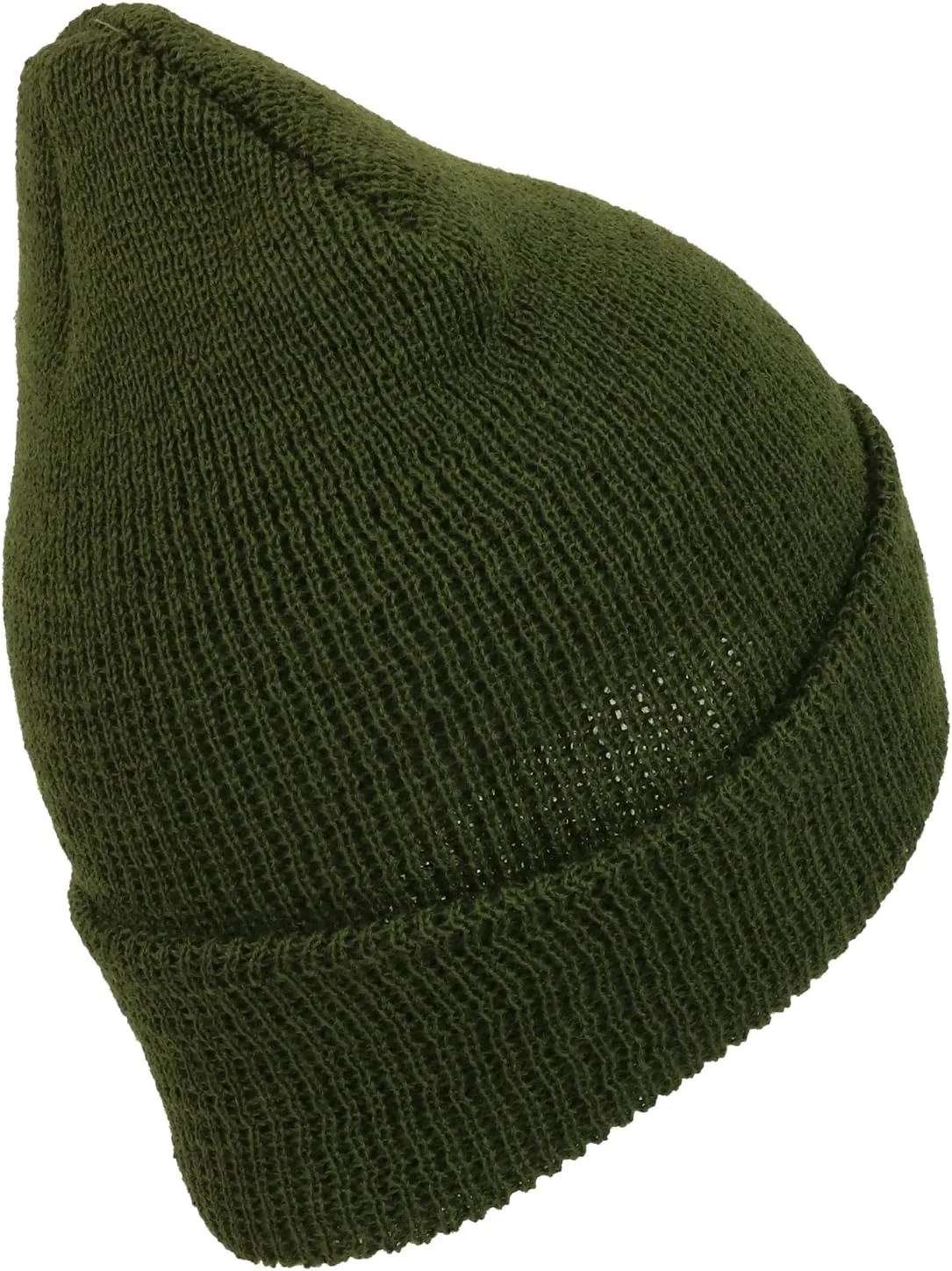 Cuff Long functional crumple Beanie Hat Made in USA Government Issue Watch Wool 