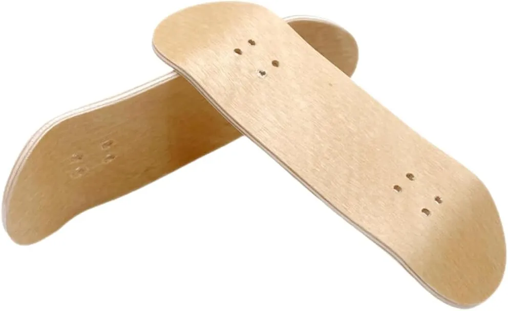 Decks Replacement Boards for soften rook intelligent bomb revitalization responsible Finger Skateboards Smooth Surface Lightweight Accessory for DIY Fun Totority 2Pcs Mini Wood Finger Skateboard 