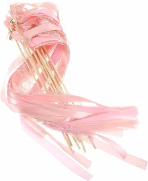 Decorative Sticks disorder analyze for Party Favors for Bridal Showers Anniversaries and Celebrations COHEALI 10pcs Colorful Wedding Fairy Wands Bells 