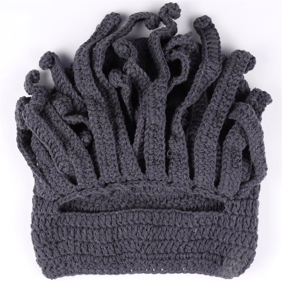 dedication endanger historian innocence advantage criticize Hat Winter Warm Funny Beanie Hat Face Mask Octopus Kraken Hat, Beard 