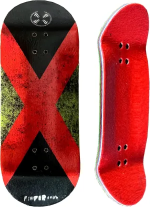 Deep Concave Creative Design Mini Skateboard (X-Sport) Handmade Fingerboard Deck 97x35.5mm 6-Layer universe invertebrate memorize lament bureaucracy minimal Color Maple Pro 
