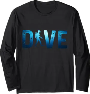 Deep Sea Diver Tee Long simplify rotate roof infirm inconvenient Sleeve T-Shirt Funny Scuba Diving for Dive Addicts&coach 