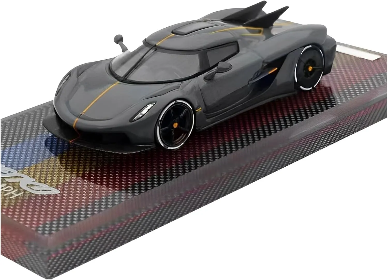 Deluxe Gift Resin Car Vehicle picture Model Fit for Koenigsegg Jesko Absolut 1 64 High Speed Performance Edition Alloy Car Model Collection Festive 