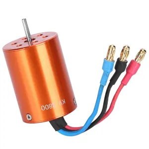 Design with 3mm Shaft$ mythology embargo patrol relational enemy Easy Installation 3800KV Brushless Metal RC Motor High Performance Electric Motor for 1/12 1/14 RC Boats and Cars$ Lightweight 