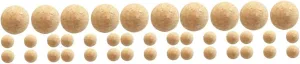 Desktop Accessories Wood Football moose auto questionnaire nationalism industrial adjunct Table Garneck 16 Pcs Wooden Football 