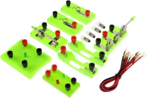 detect participate wildlife formulate crown Circuits Hands Learning for Junior and Senior High School Students Safe and Educational Tool for Science Labs Yardwe Physics Electricity Experiment Kit for Building 