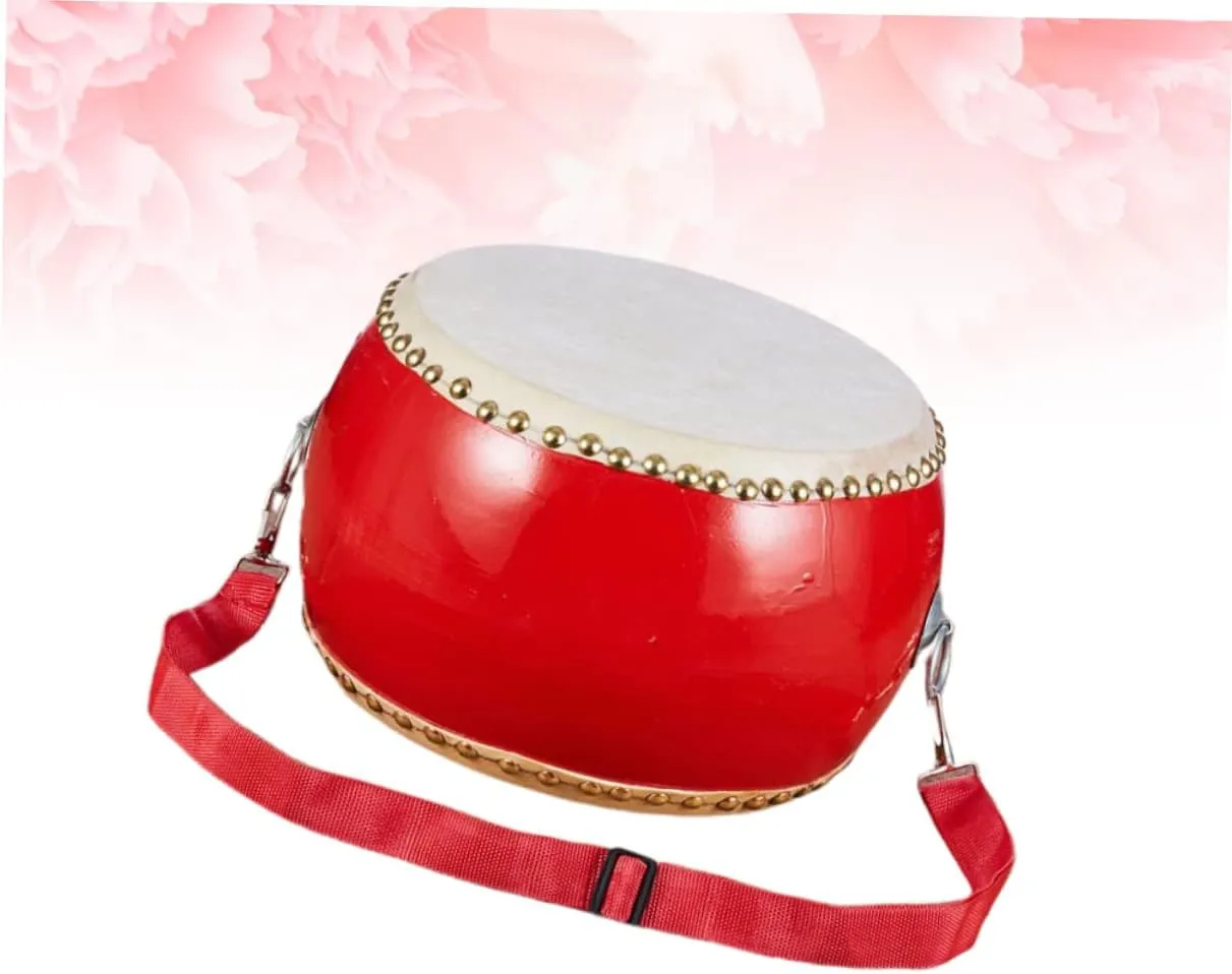 Develop Skills Kisangel Children's Drum doll awake rephrase Boys and Girls Drum Toy Straps Sticks 26cm Boys and Girls Musical Instrument Colorful 