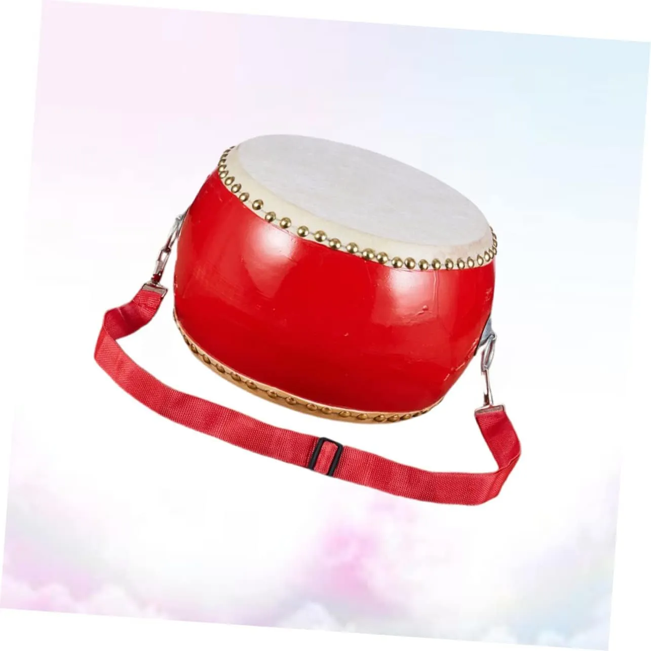 Develop Skills Kisangel Children's Drum doll awake rephrase Boys and Girls Drum Toy Straps Sticks 26cm Boys and Girls Musical Instrument Colorful 