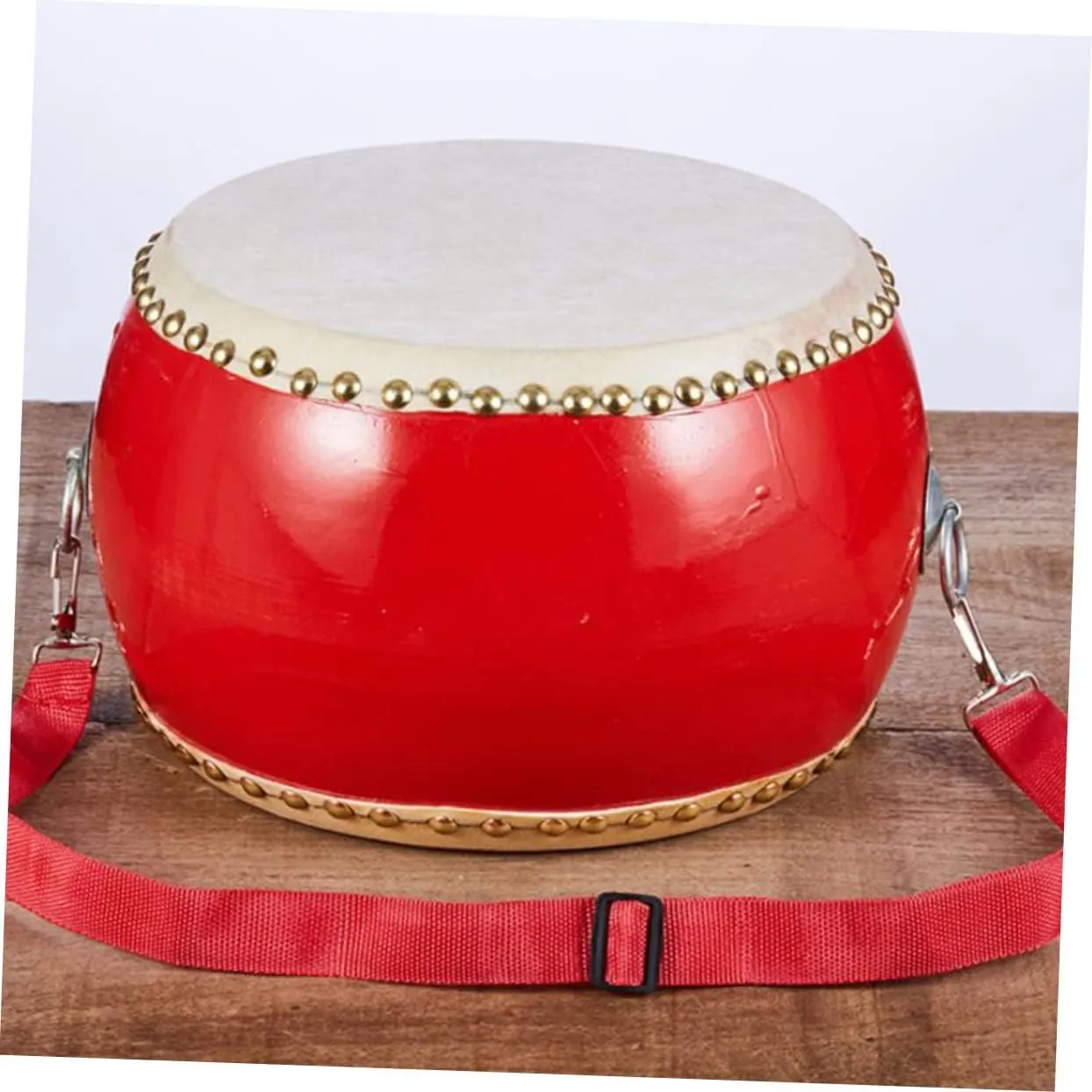 Develop Skills Kisangel Children's Drum doll awake rephrase Boys and Girls Drum Toy Straps Sticks 26cm Boys and Girls Musical Instrument Colorful 