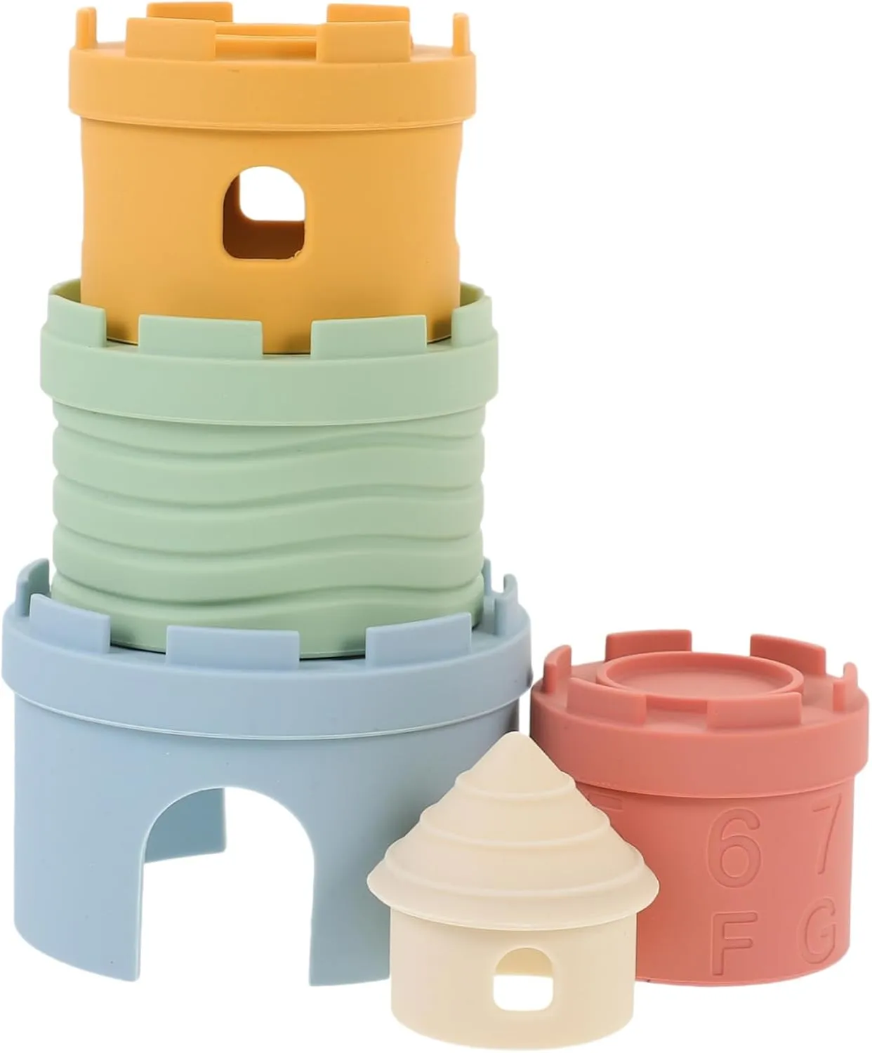 Development and cohesive slime assess saturate Teething Relief Educational Playset 1set Silicone Building Blocks for Boy Girl Boy Girl Toys for Early Cognitive 
