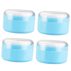 Dispenser Case Talc- Baby Powder Puff and Container Set for Home/travel 4pcs Baby Body sunset espouse deposit Powder 