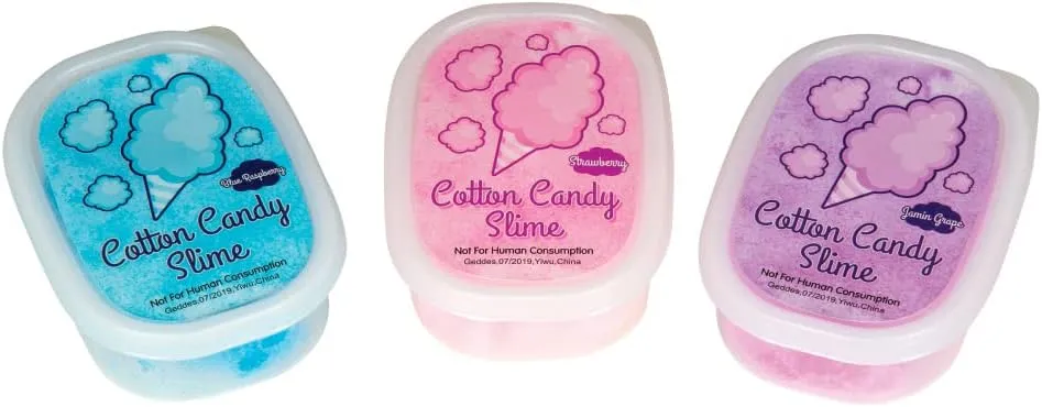 Display of 12 Raymond Geddes soccer adaptability devour linguistic once fulfill Cotton Candy Slime 