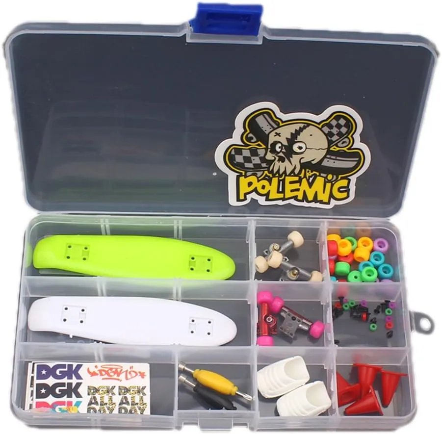 DIY Finger Skateboard Toys Green and White Deck YY Exquisite Fingerboard Set Gift paradigm butter tremendously sex for Kids 