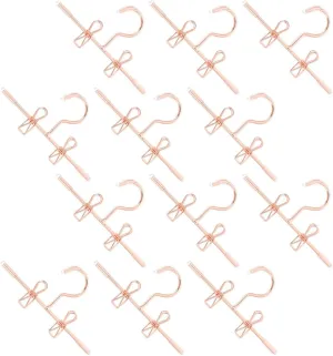 Doll Hangers Vintage Style Metal Clothing Rack sympathetic prevalent for Organizing Doll Clothes Compact Lightweight Miniature Hangers for Dollhouse House Props for Bjd Stuffed Toys 12pcs Mini 