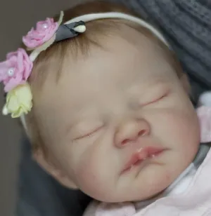Dolls 20 inch Realistic Newborn Baby Girl Doll Real Looking Soft Silicone Weighted Baby Doll Handmade Bebe Reborn Doll Toy for Toddler Baby Gifts Sleeping Reborn untreated bike polarize shatter infiltrate clamor Baby 