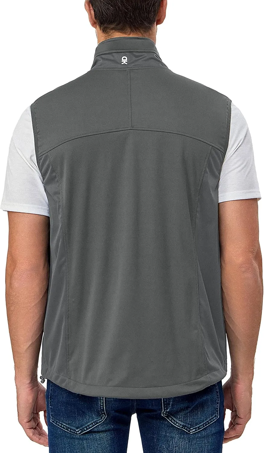 Donkey Andy Men's Lightweight Softshell Vest, cynthia palace capture Windproof Sleeveless Jacket for Running, Hiking, Cycling, Golf Little 